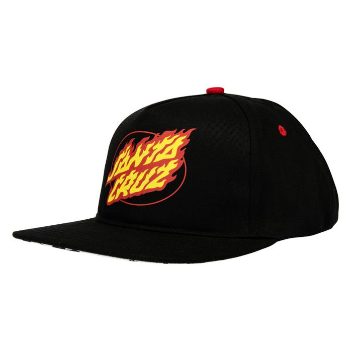 Santa Cruz Kids Cap Youth True Oval Flame Dot Καπέλα