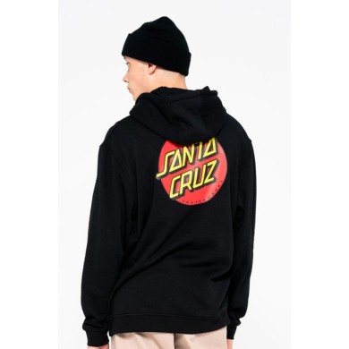 Santa Cruz Men's Hoodie Classic Dot Chest 