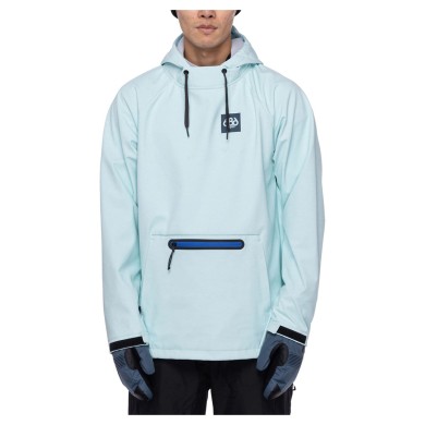 686 Men's Waterproof Jacket Hoodie Blue Hyperchromic