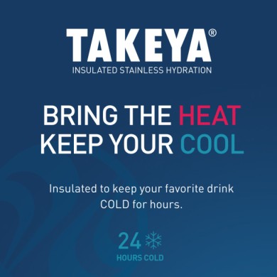 Takeya Insulated Bottle Actives Straw 14oz/414ml