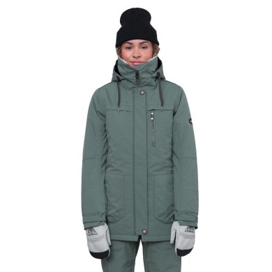 686 Women's Insulated Ski - Snowboard Jacket Spirit Green