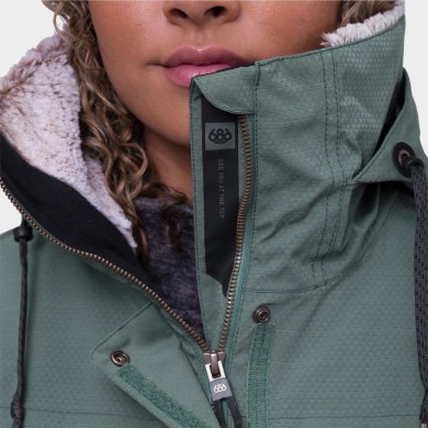 686 Women's Insulated Ski / Snowboard Jacket Spirit Green