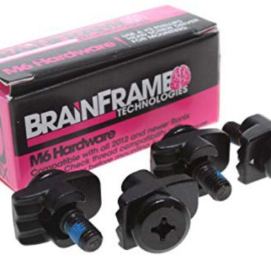 Ronix Αξεσουάρ για Μπότες Wake M6 Brain Frame - Σετ των 4 - Μαύρα