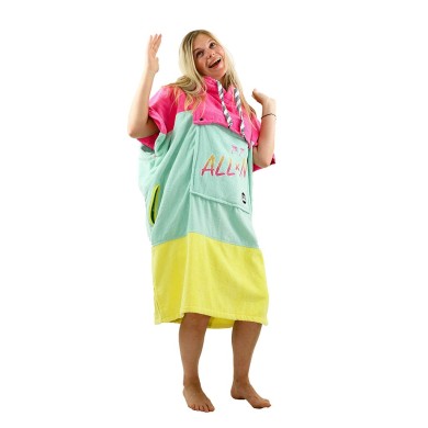 All-In Poncho V Beach Crew WOMEN