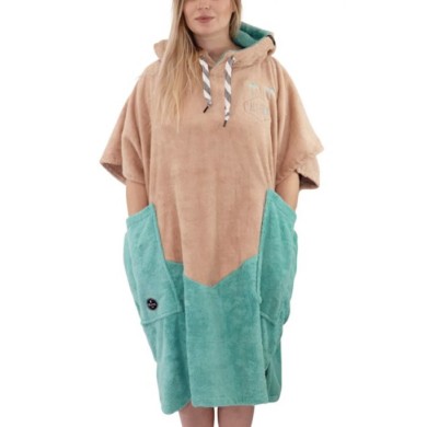 All-In Women's Organic Hoodie Poncho V