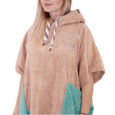 All-In Women's Organic Hoodie Poncho V