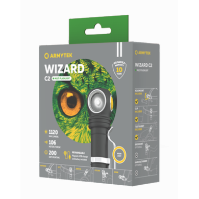 Armytek Flashlight Wizard C2 Magnet USB