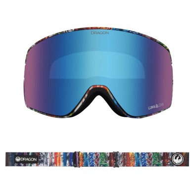 Dragon Goggles NFX 2 Benchet Ler 23/LL Blue Ion+LL Violet