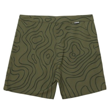 Florence Mens Boardshort Isobar Burnt Olive