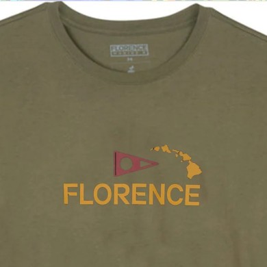 Florence Κοντομάνικο Μπλουζάκι Logo Island Chain