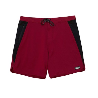 Florence Mens Marine X Burgee Boardshort Maroon