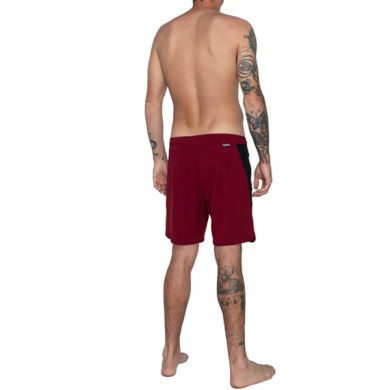 Florence Mens Marine X Burgee Boardshort Maroon