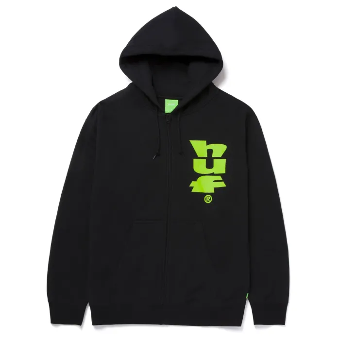 Huf Zip Hoodie Megablast ΡΟΥΧΑ ΠΟΛΗΣ