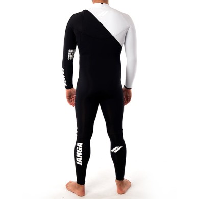 Janga Mens Wetsuit Indigent 2 FullSuit 2/2mm Black & White MEN