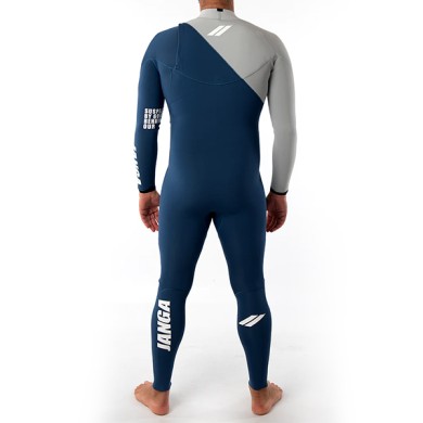 Janga Mens Wetsuit Indigent 3/2mm Grey & Blue MEN