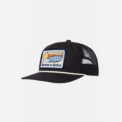 Katin Hat Cruz Trucker Canvas Black