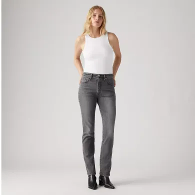 Levi's Γυναικείο Παντελόνι Jean Μαύρο 501 Original 