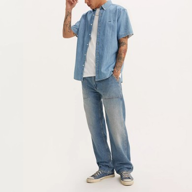 Levi's Ανδρικό Τζιν σε ίσια γραμμή 555 Relaxed Utility