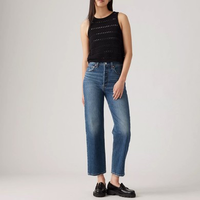 Levi's Γυναικείο Τζιν σε Ίσια Γραμμή Ribcage Ankle