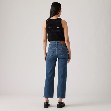 Levi's Womens Ribcage Straight Ankle Jeans