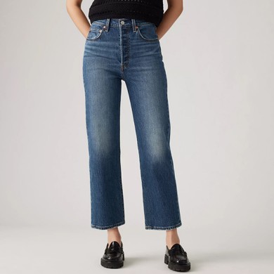 Levi's Womens Ribcage Straight Ankle Jeans