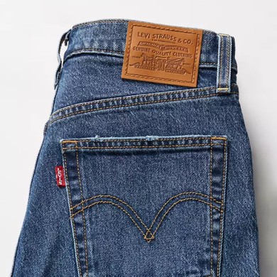 Levi's Γυναικείο Τζιν σε Ίσια Γραμμή Ribcage Ankle