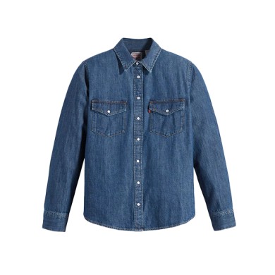 Levi's Womens Iconic Lightweight Western Denim Shirt