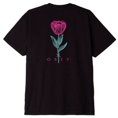 Obey S/S T-Shirt Barbwire Flower Organic Tee