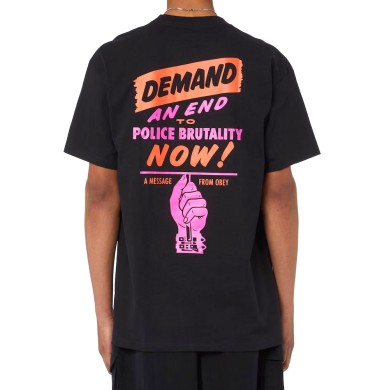 Obey Κοντομάνικο Μπλουζάκι End Police Brutality Classic Tee