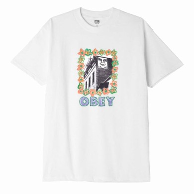 Obey Κοντομάνικο Μπλουζάκι Flower Frame Classic Tee