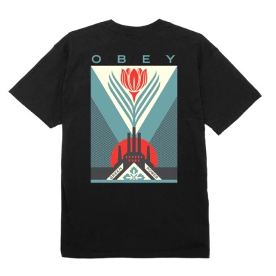 Obey S/S T-Shirt Green Power Factory