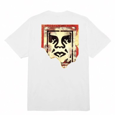 Obey S/S T-Shirt Ripped Icon