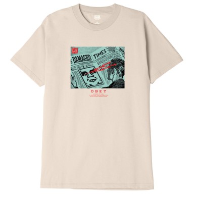 Obey Κοντομάνικο Μπλουζάκι Wake Up Call Classic Tee