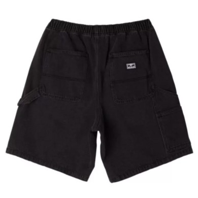 Obey Mens Denim Shorts Carpenter