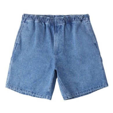 Obey Mens Denim Shorts Carpenter