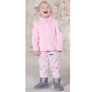 Poivre Blanc Baby Girl Fleece Long Pile fleece Jacket ΡΟΥΧΑ ΒΟΥΝΟΥ