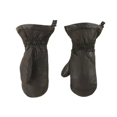 Poivre Blanc Real Leather Mittens