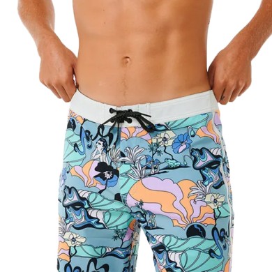 Rip Curl Mens Boardshort Mirage Postcards Dusty Aqua