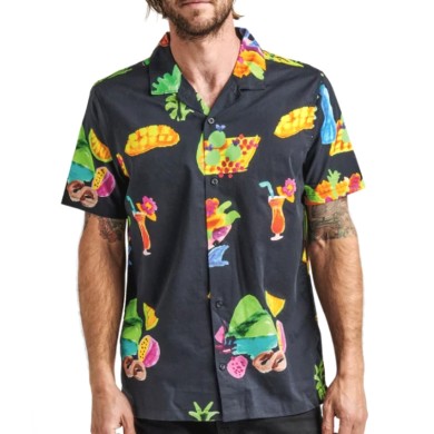 Roark Revival Men's Short Sleeve Shirt Gonzo Tahiti Treat