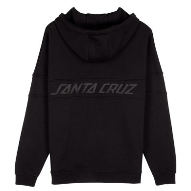 Santa Cruz Men's Zip Hoodie Tonal Strip Panel