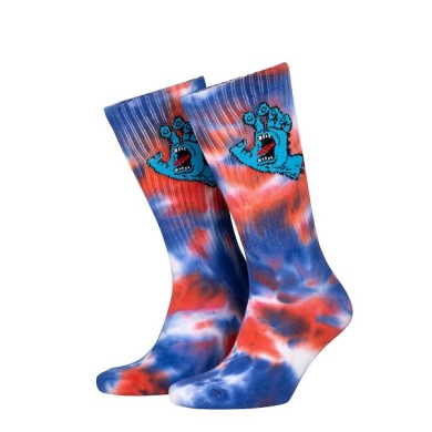 Santa Cruz Socks Screaming Hand Tie Dye WOMEN