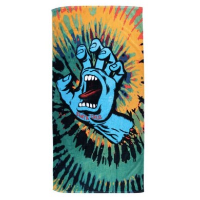 Santa Cruz Beach Towel Screaming Hand