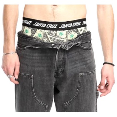 Santa Cruz Men's Boxer Shorts Mako Dollar