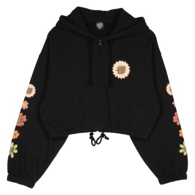 Santa Cruz Women's Zip Hoodie Floral Mix Up