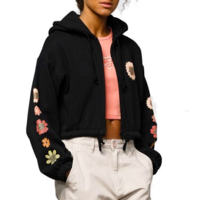 Santa Cruz Women's Zip Hoodie Floral Mix Up