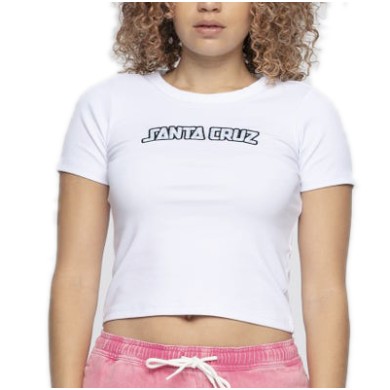 Santa Cruz Womens T-Shirt Gingham Arch Strip