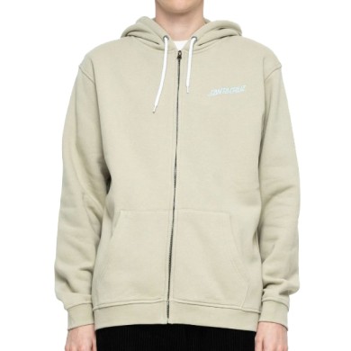 Santa Cruz Men's Hoodie with Zip Shadowless Dot