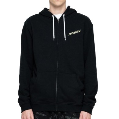 Santa Cruz Men's Hoodie with Zip Shadowless Dot