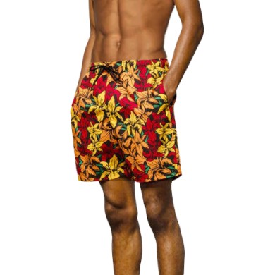 Santa Cruz Mens Swim Short Wooten Flowers