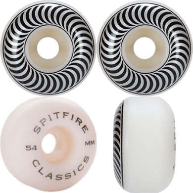 Spitfire Wheels Classic White 54MM